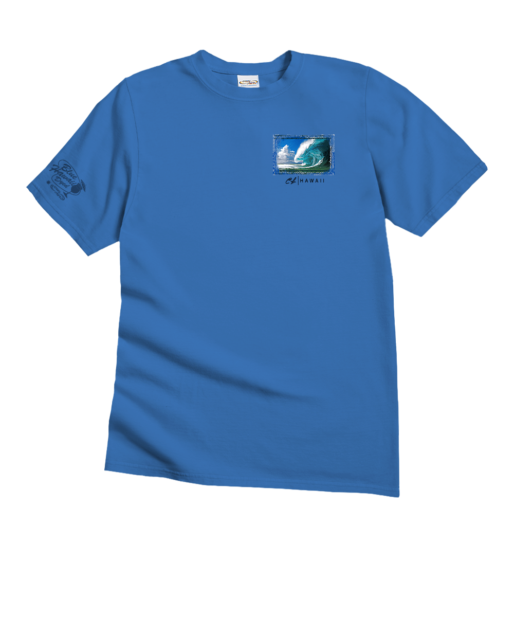 Clark Little Juice - Blue Hawaii Dyed Short Sleeve Crewneck T-Shirt