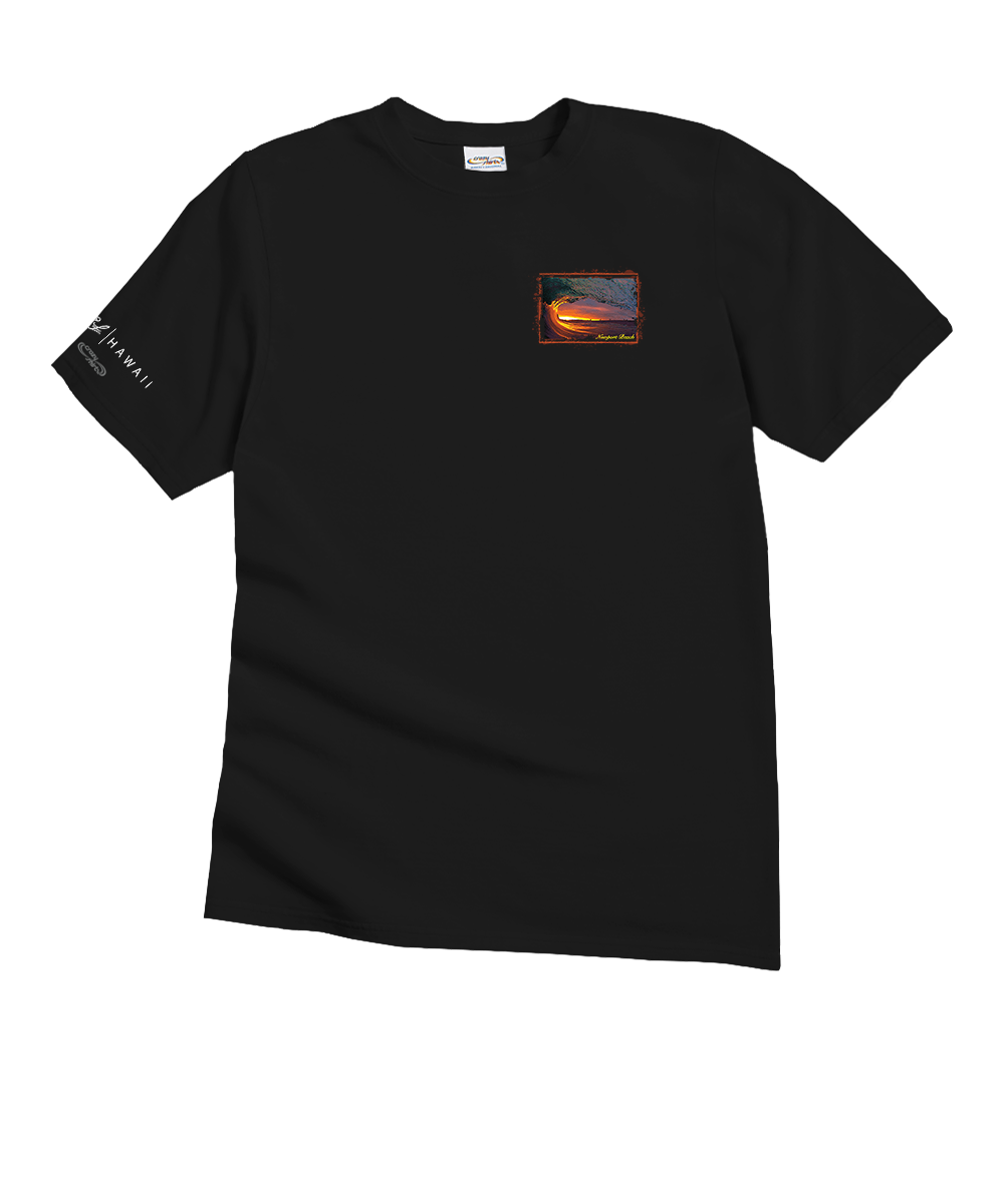 Clark Little Chariots Of Fire - Black Short Sleeve Crewneck T-Shirt