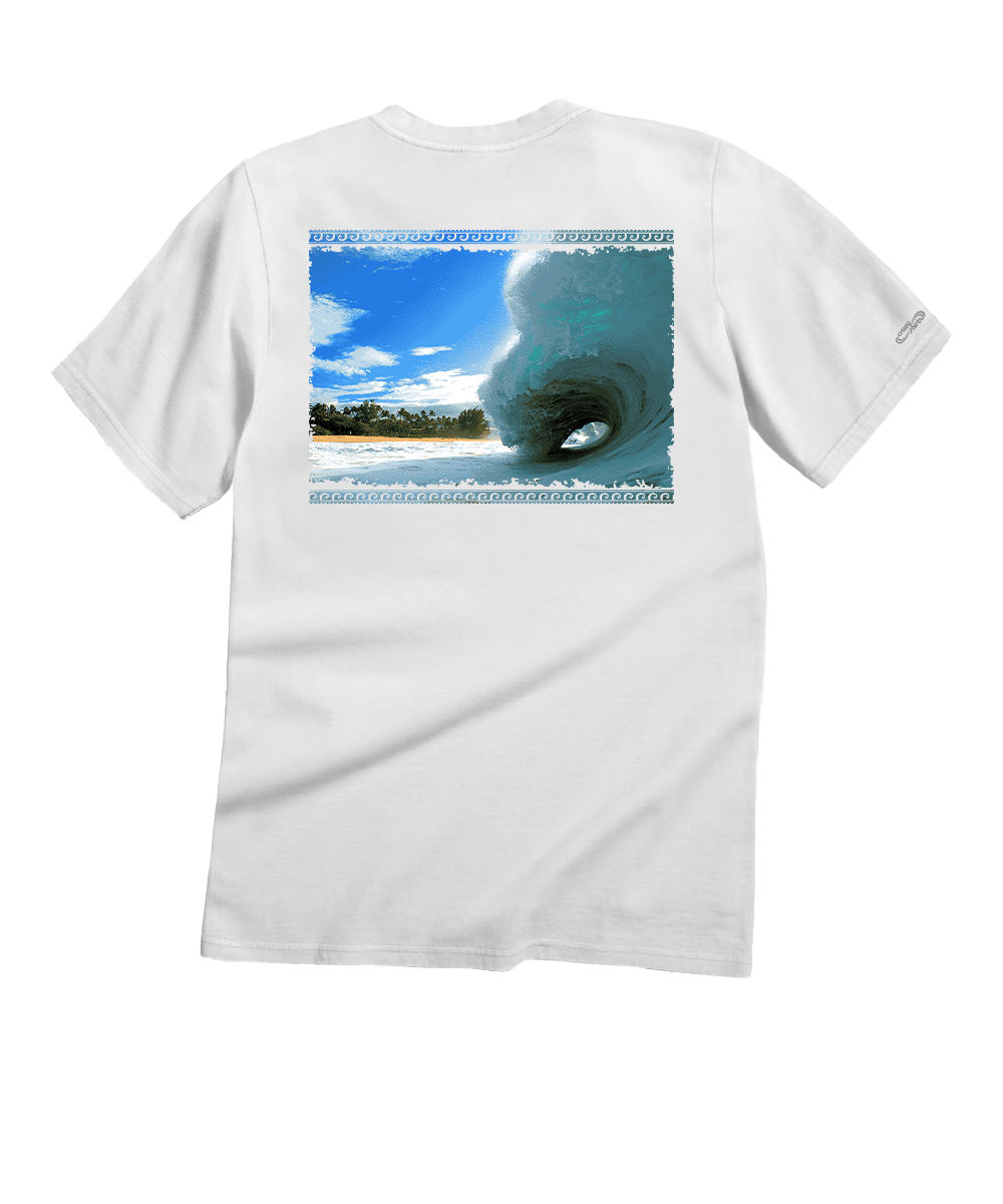 Clark Little Thriller - White Short Sleeve Crewneck T-Shirt