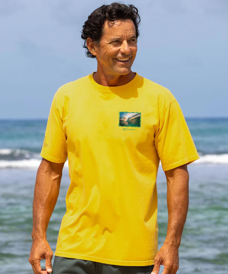 Clark Little Pineapple Express - Pineapple Dyed Short Sleeve Crewneck T-Shirt