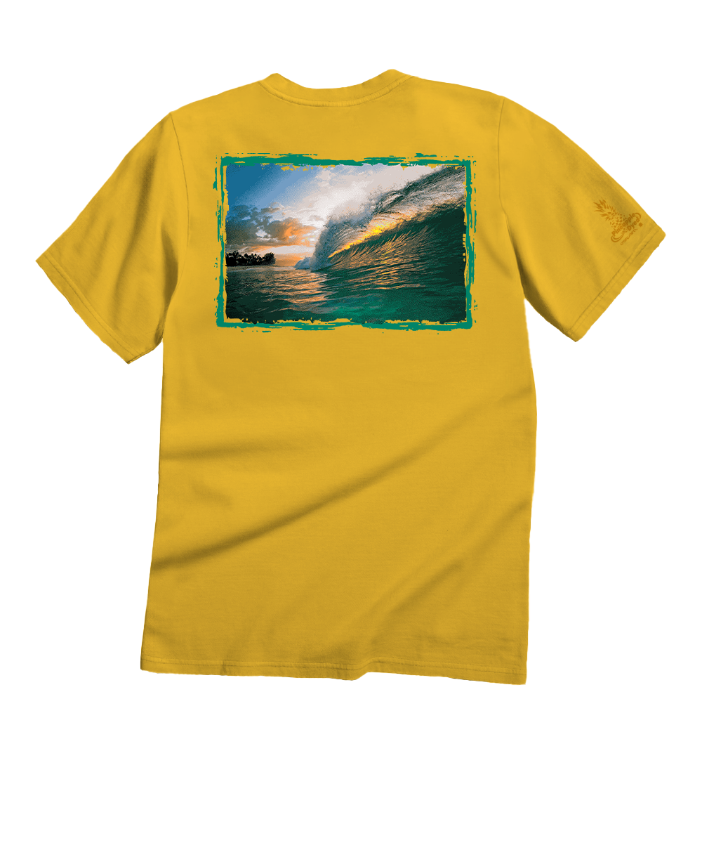 Clark Little Pineapple Express - Pineapple Dyed Short Sleeve Crewneck T-Shirt