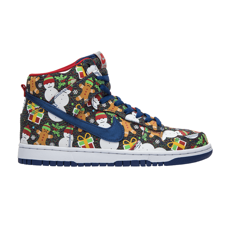 Concepts x Nike SB Dunk Pro High GS 'Ugly Christmas Sweater' 2017