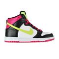 Nike Dunk High — White/Volt-Black-Fireberry