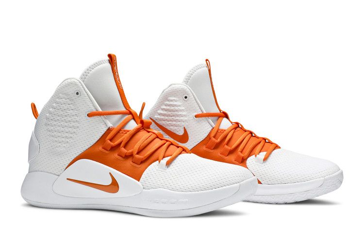 Nike Hyperdunk X TB 'White Team Orange'