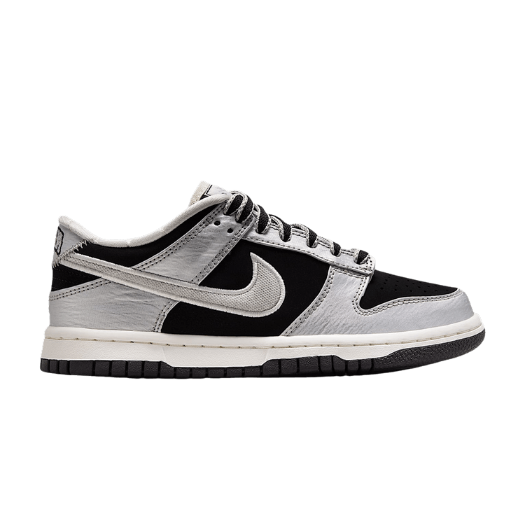 Nike Dunk Low LV8 GS 'Metallic Silver Black Sail'